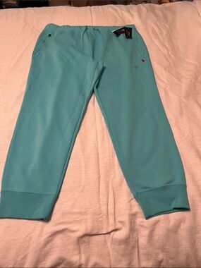 New Mens Size XXL POLO RALPH LAUREN Performance joggers.( Color Turquoise)